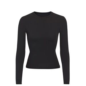 NWT SKIMS Onyx Long Sleeve Tee